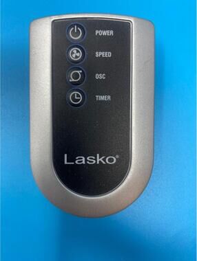Lasko Tower Fan OEM Remote Control 4 Button Silver Black TESTED Working